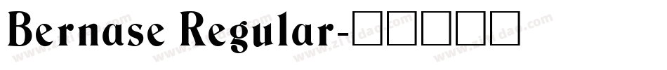 Bernase Regular字体转换